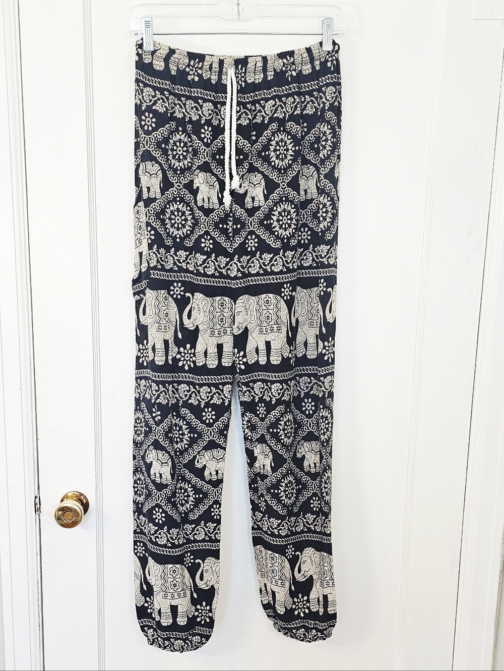 Boho Elephant Print Pants